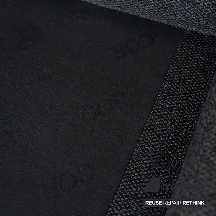 Cor Conseta Stoff Zweisitzer Grau Sofa Couch