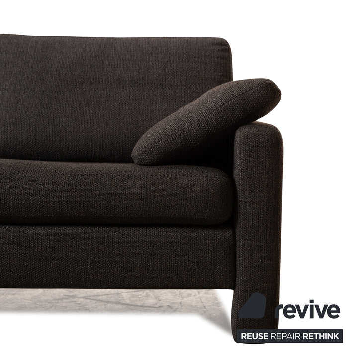 Cor Conseta Stoff Zweisitzer Grau Sofa Couch