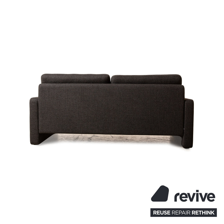Cor Conseta Stoff Zweisitzer Grau Sofa Couch