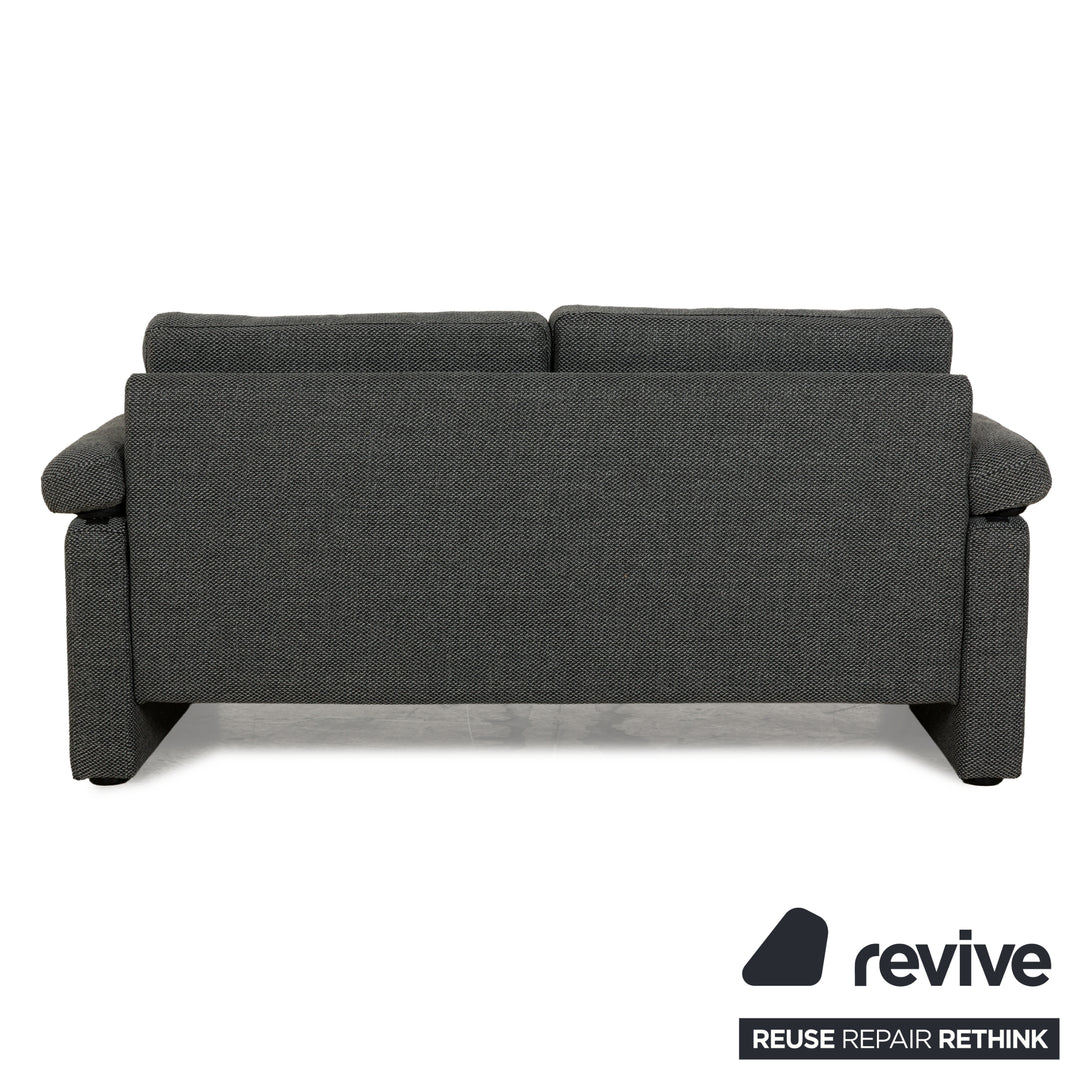 COR Conseta Stoff Zweisitzer Grau Sofa Neubezug