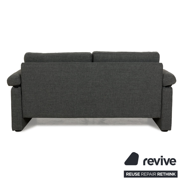 COR Conseta Stoff Zweisitzer Grau Sofa Neubezug