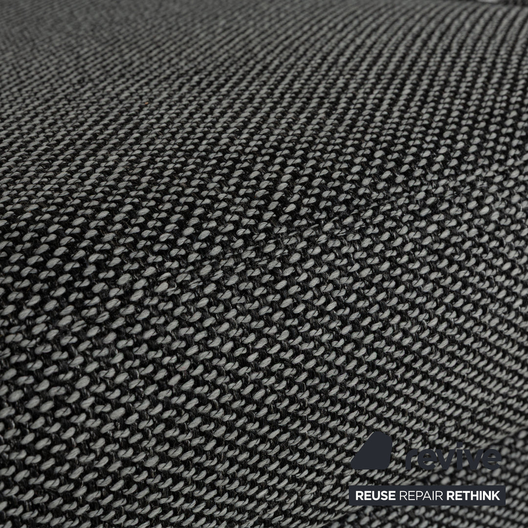 COR Conseta Stoff Zweisitzer Grau Sofa Neubezug