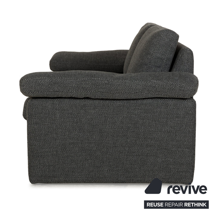 Revêtement de canapé deux places en tissu gris COR Conseta