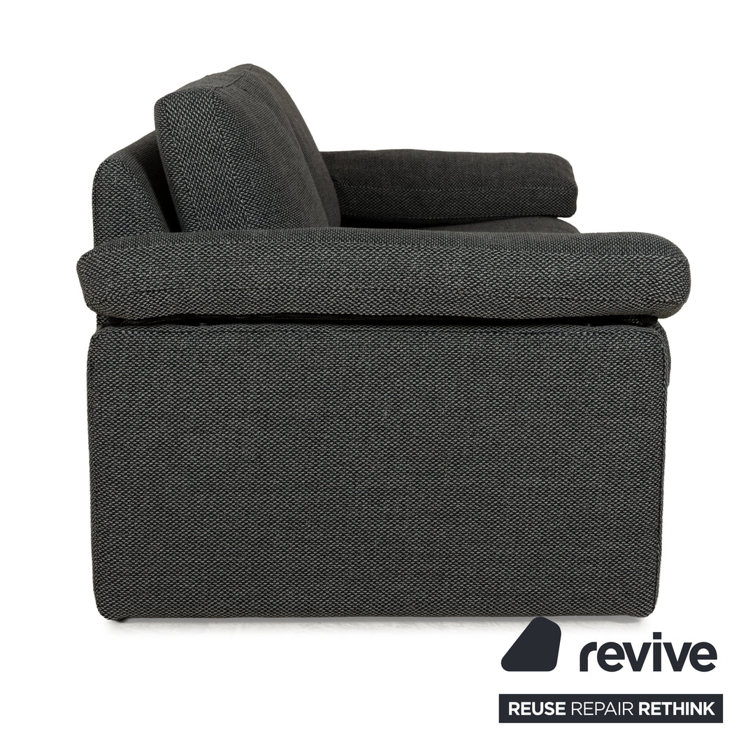 Revêtement de canapé deux places en tissu gris COR Conseta