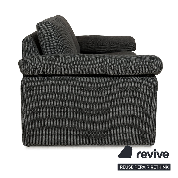 Revêtement de canapé deux places en tissu gris COR Conseta