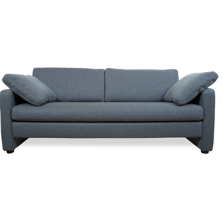COR Conseta Zweisitzer Stoff Blau Grau Grün Sofa Couch Neubezug GLOW 529
