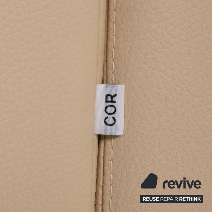 Cor Conseta Leder Sessel Beige