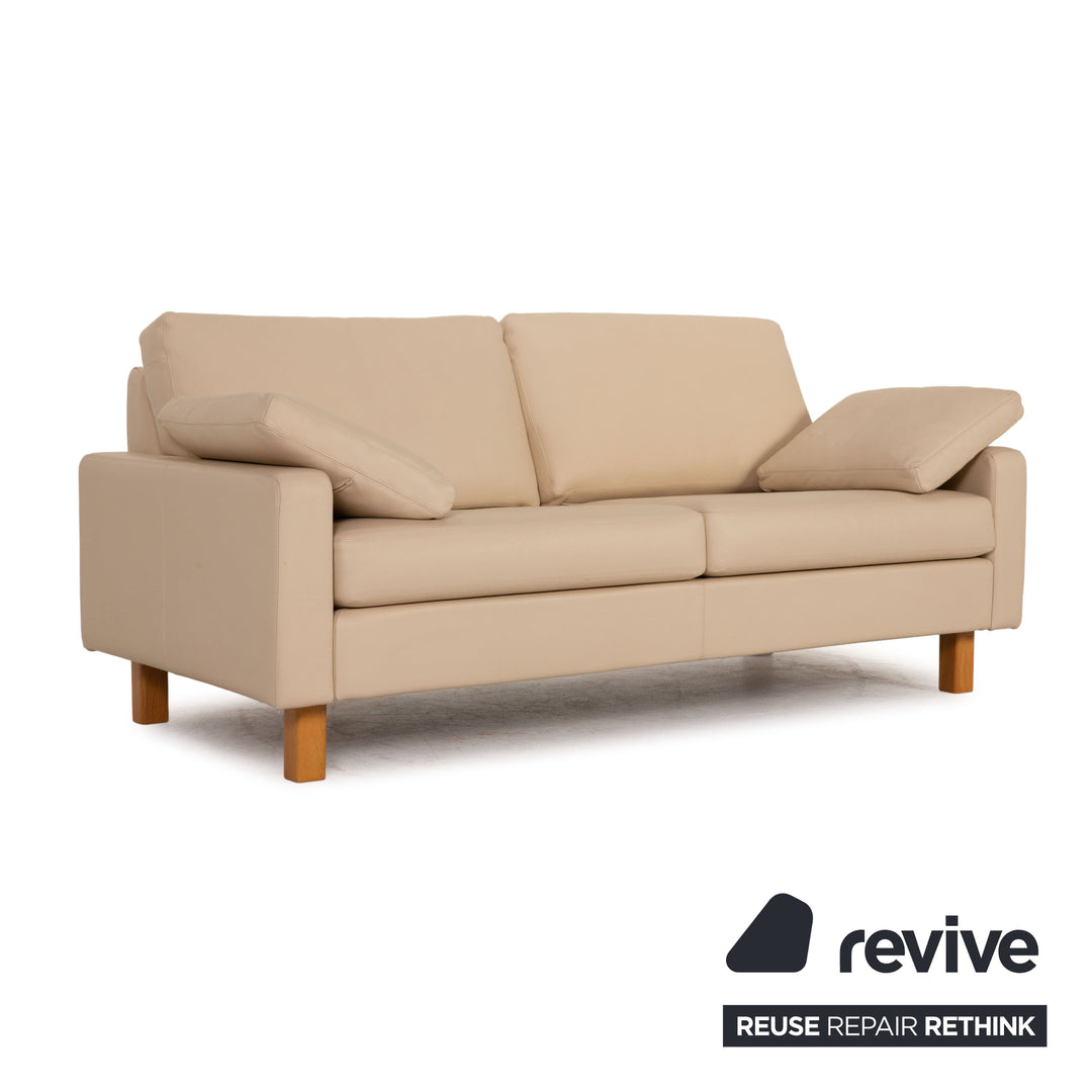 Cor Conseta Leder Sofa Garnitur Beige Zweisitzer Sessel