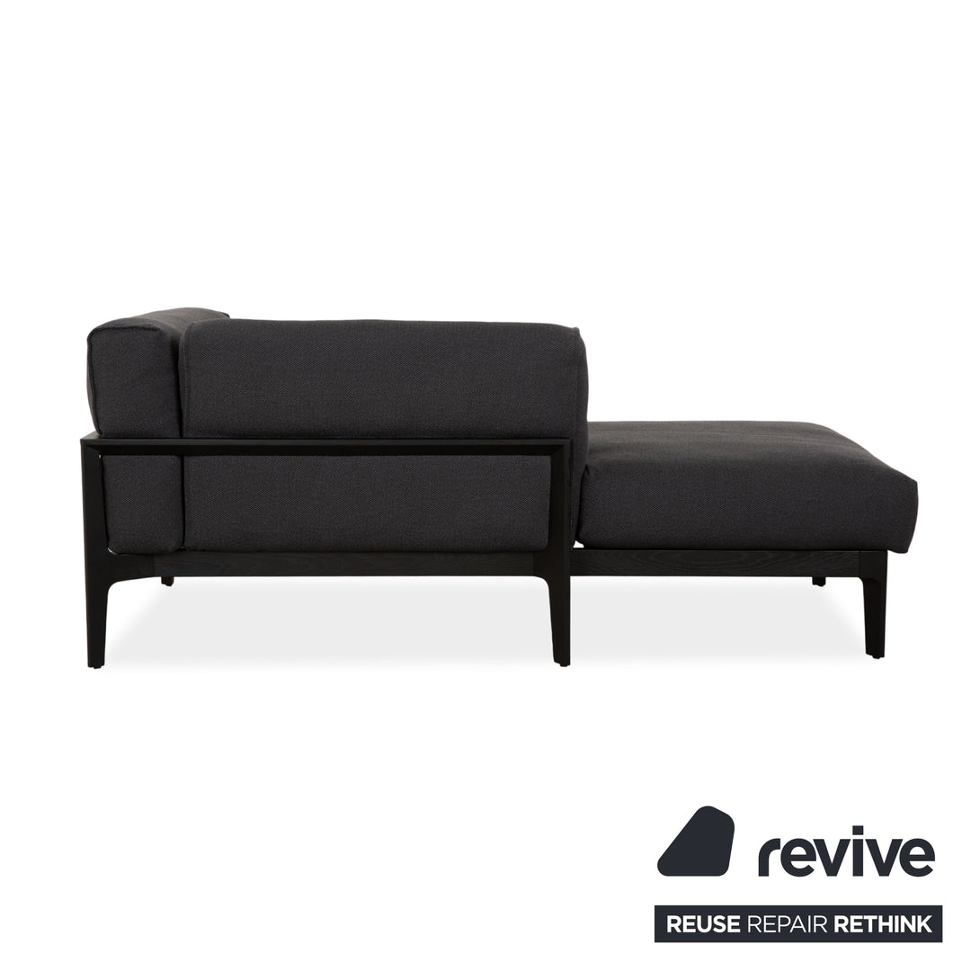 COR Elm Recamiere Stoff Anthrazit Holz Eiche Schwarz Liege Design Jehs & Laub Daybed Sofa Couch