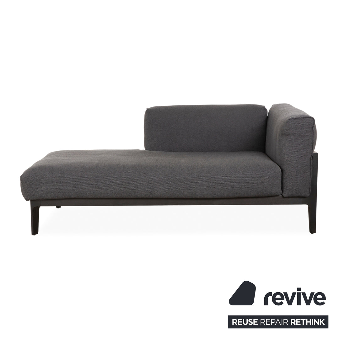 COR Elm Recamiere Stoff Anthrazit Holz Eiche Schwarz Liege Design Jehs & Laub Daybed Sofa Couch