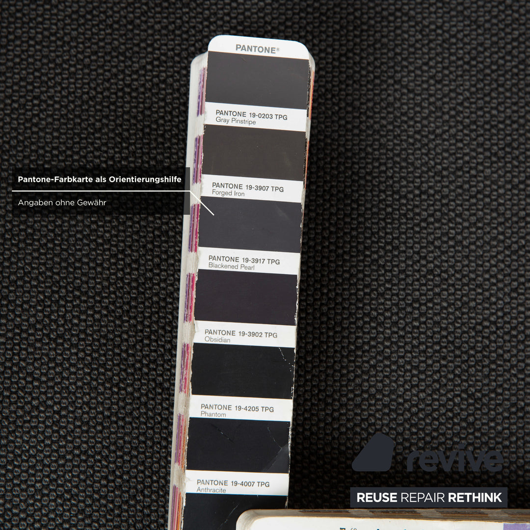 COR Elm Zweisitzer Sofa Stoff Anthrazit Holz Eiche Schwarz Design Jehs & Laub