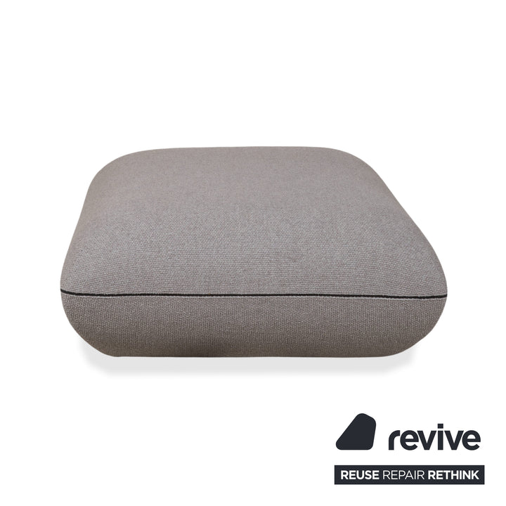 COR Jalis 21 Garnitur Stoff Zweisitzer Hocker Grau Sofa Couch