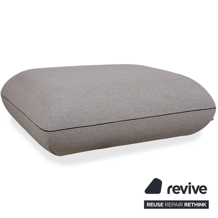 COR Jalis 21 Garnitur Stoff Zweisitzer Hocker Grau Sofa Couch