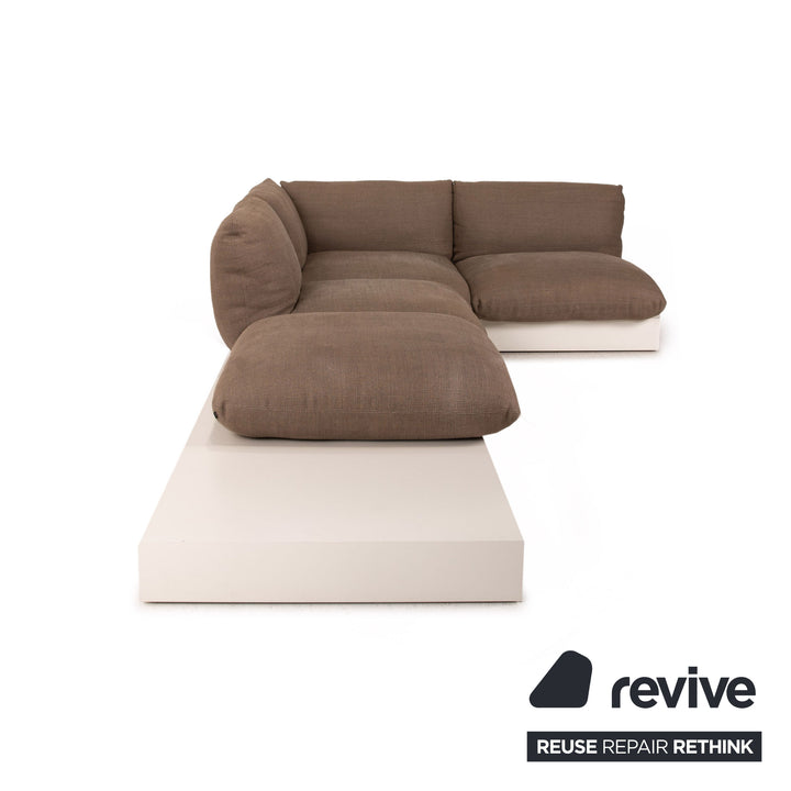 Cor Jalis Stoff Sofa Braun Ecksofa Couch