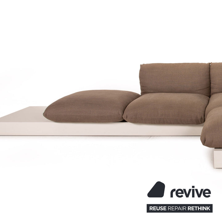 Cor Jalis Stoff Sofa Braun Ecksofa Couch