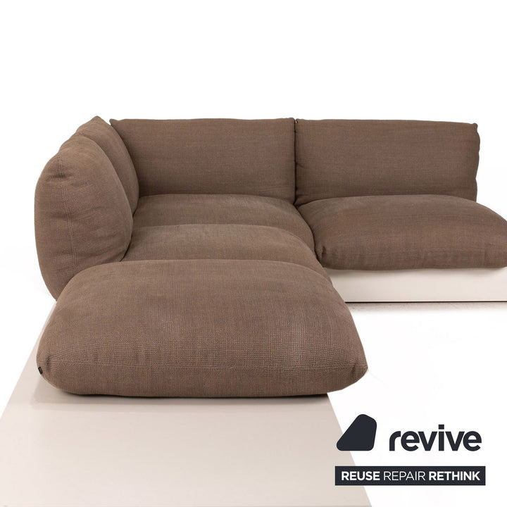 Cor Jalis Stoff Sofa Braun Ecksofa Couch