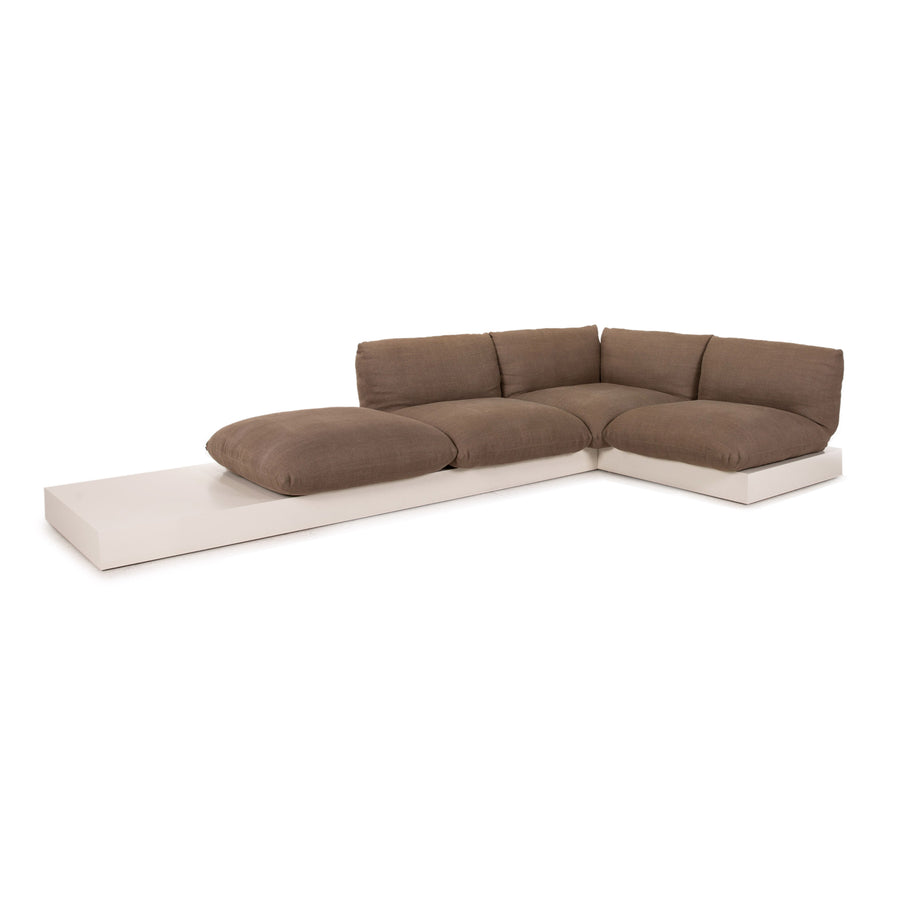 Cor Jalis Stoff Sofa Braun Ecksofa Couch