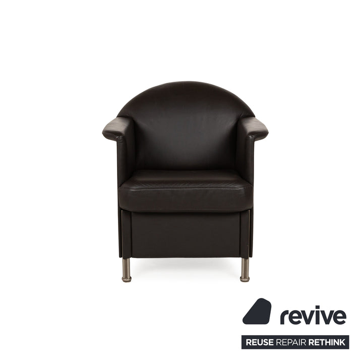 Ensemble de fauteuils en cuir Cor Logo marron 2x fauteuils