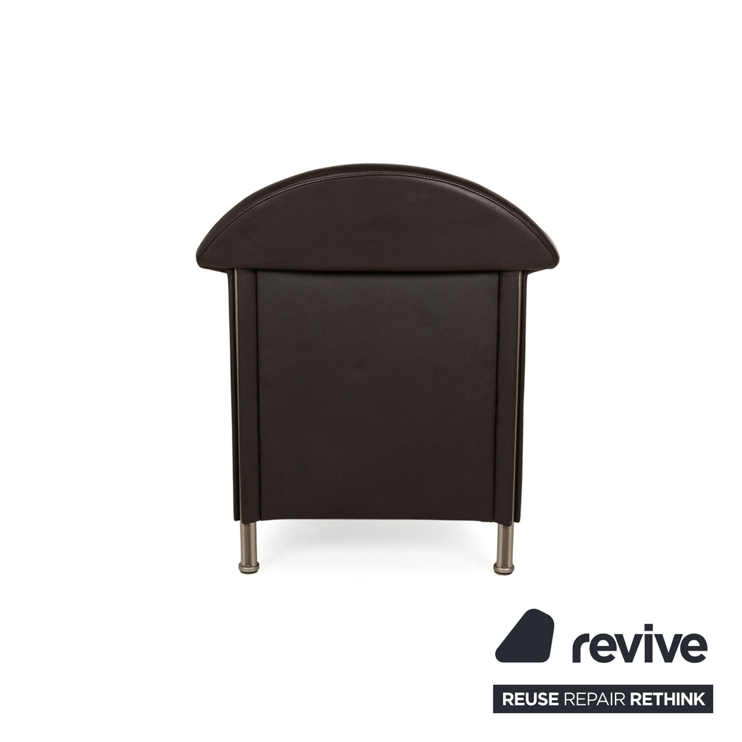 Ensemble de fauteuils en cuir Cor Logo marron 2x fauteuils
