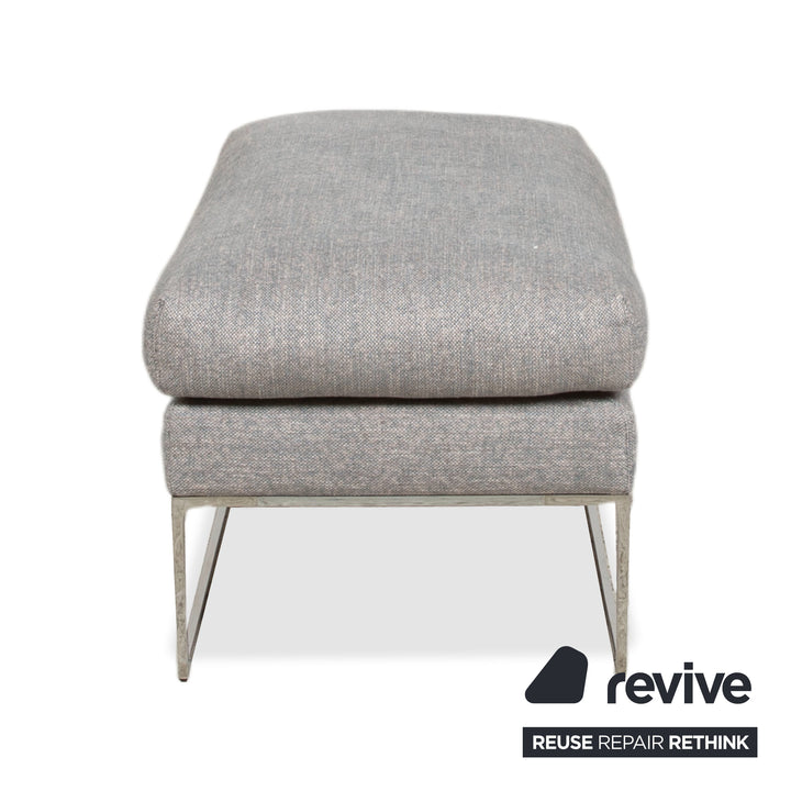 COR Mell Stoff Hocker Grau