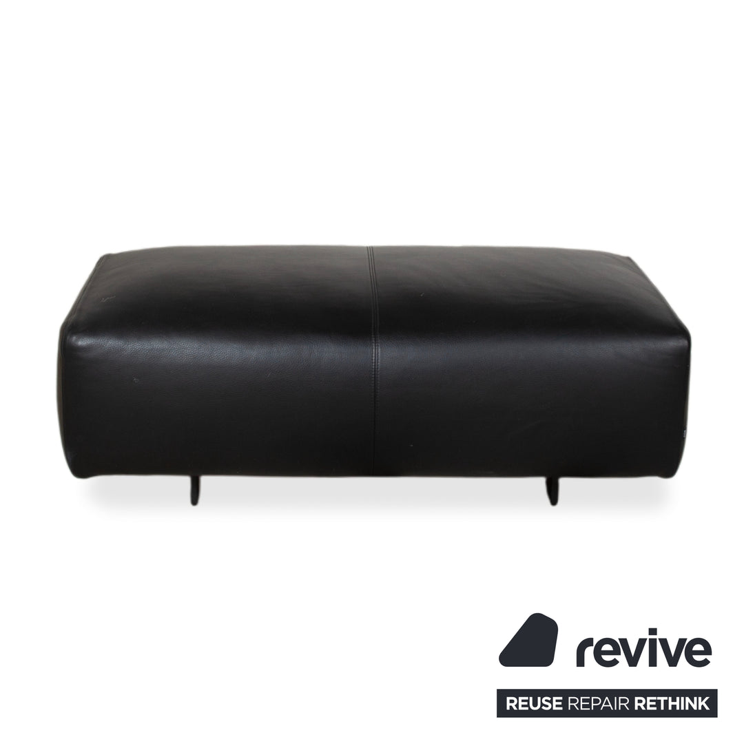 COR Moss Leather Stool Black