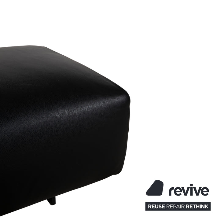 COR Moss Leather Stool Black
