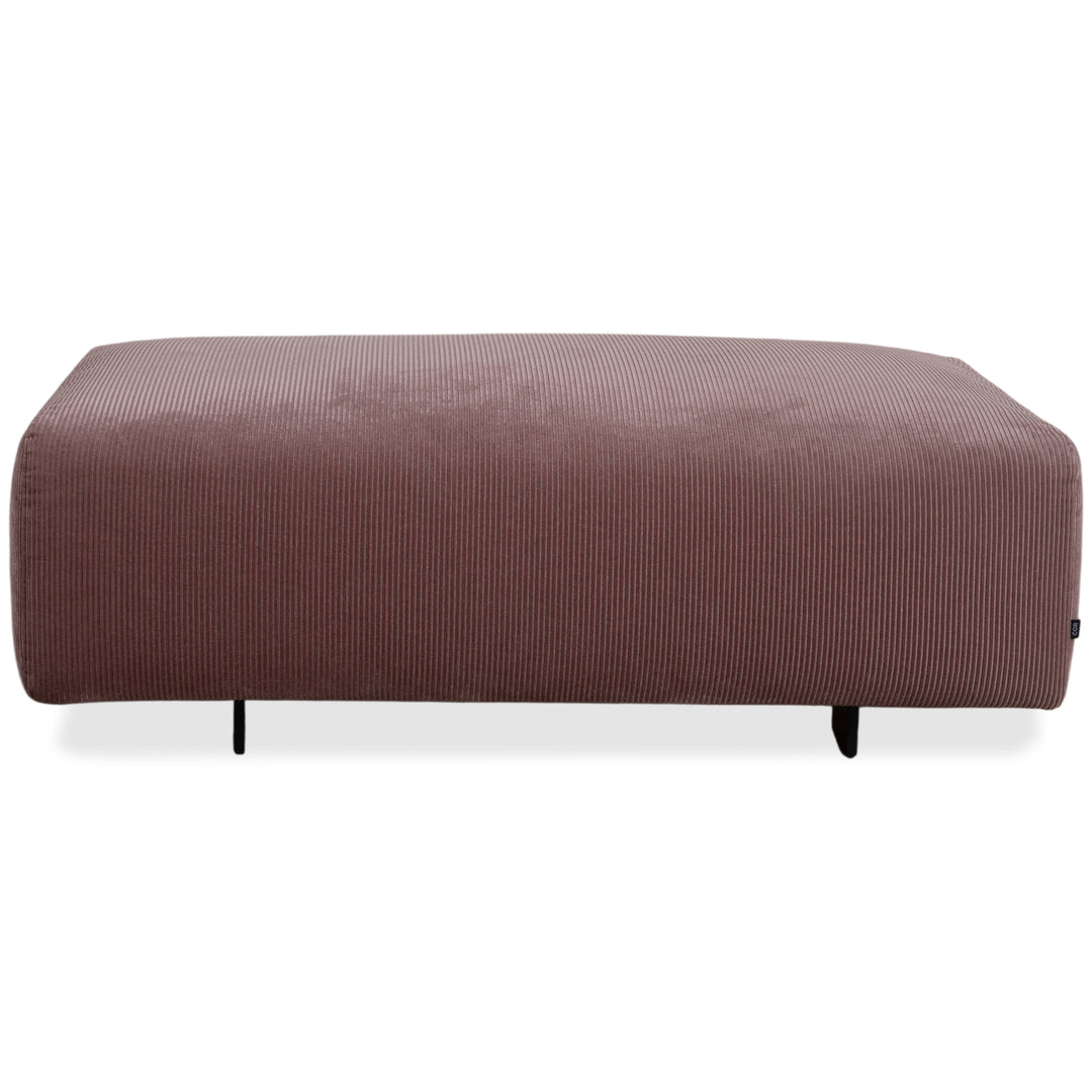 COR Moss Stoff Cord Hocker Rosa Mauve
