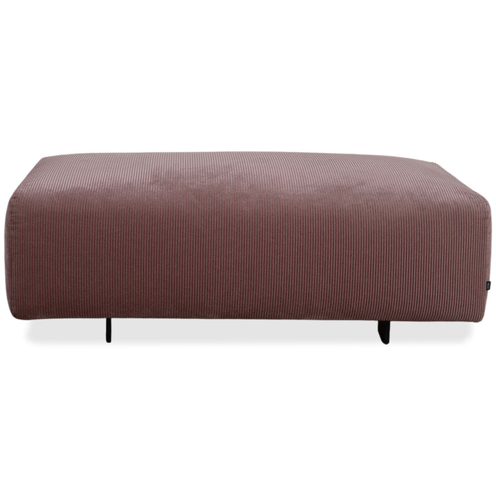 COR Moss Stoff Cord Hocker Rosa Mauve