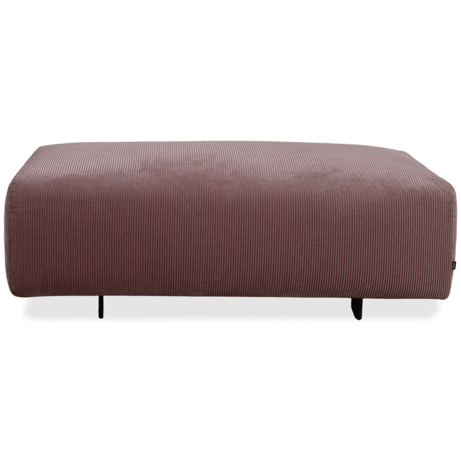 COR Moss Stoff Cord Hocker Rosa Mauve