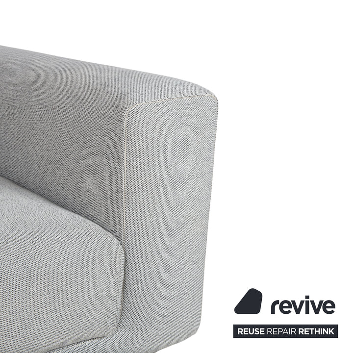 COR Moss Stoff Dreisitzer Grau Sofa Couch