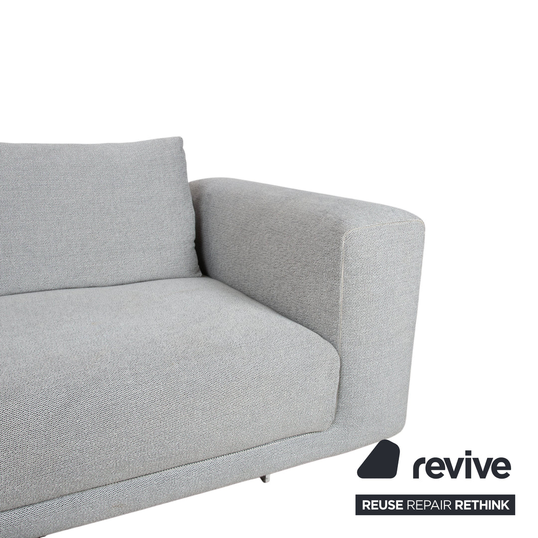 COR Moss Stoff Dreisitzer Grau Sofa Couch