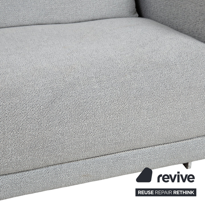 COR Moss Stoff Dreisitzer Grau Sofa Couch
