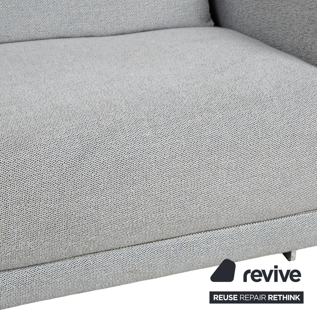 COR Moss Stoff Dreisitzer Grau Sofa Couch