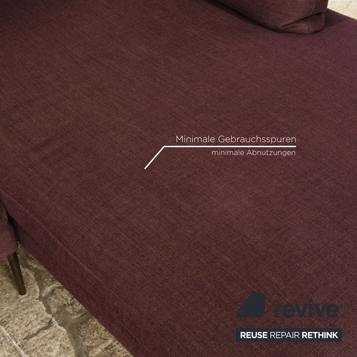 Cor Pilotis Stoff Ecksofa Lila Recamiere Rechts Sofa Couch