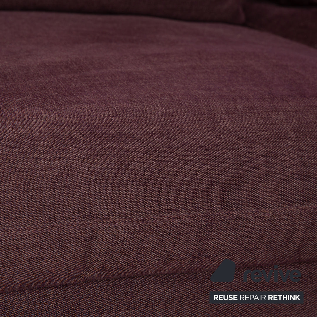 Cor Pilotis Stoff Ecksofa Lila Recamiere Rechts Sofa Couch