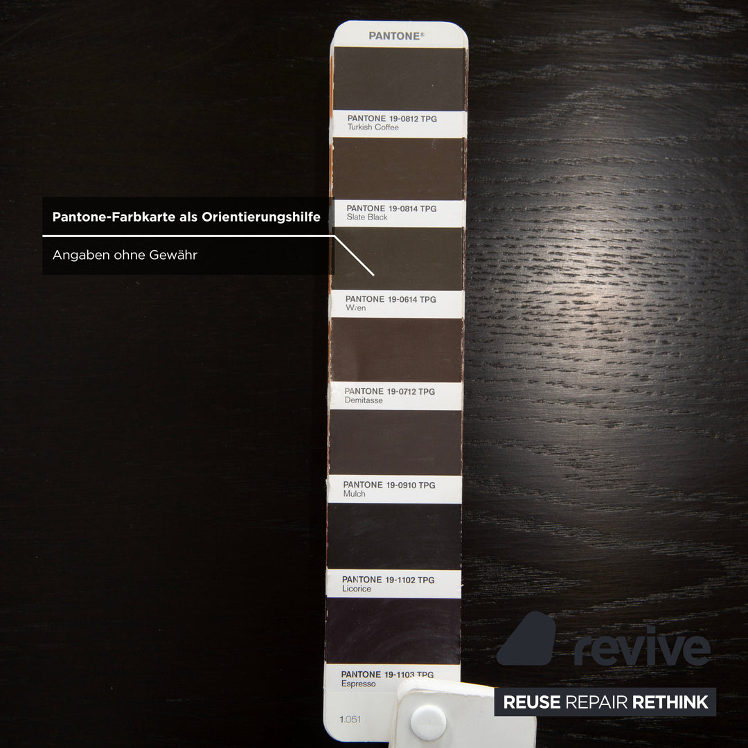 Cor Quant Holz Esstisch Dunkelbraun Chrom