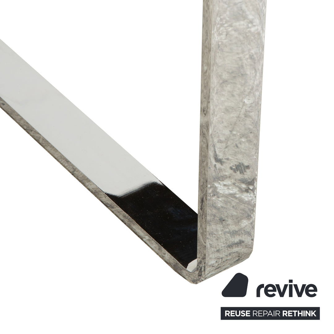 Cor Quant Holz Esstisch Dunkelbraun Chrom