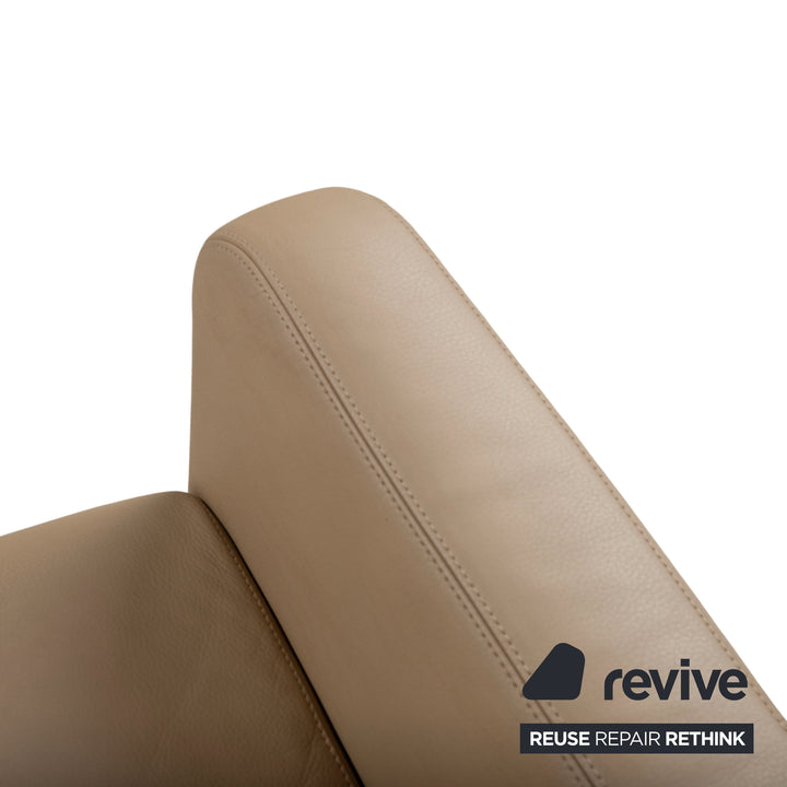 COR Quant Sessel Leder Beige Sand