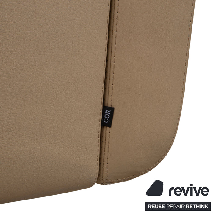 COR Quant Sessel Leder Beige Sand