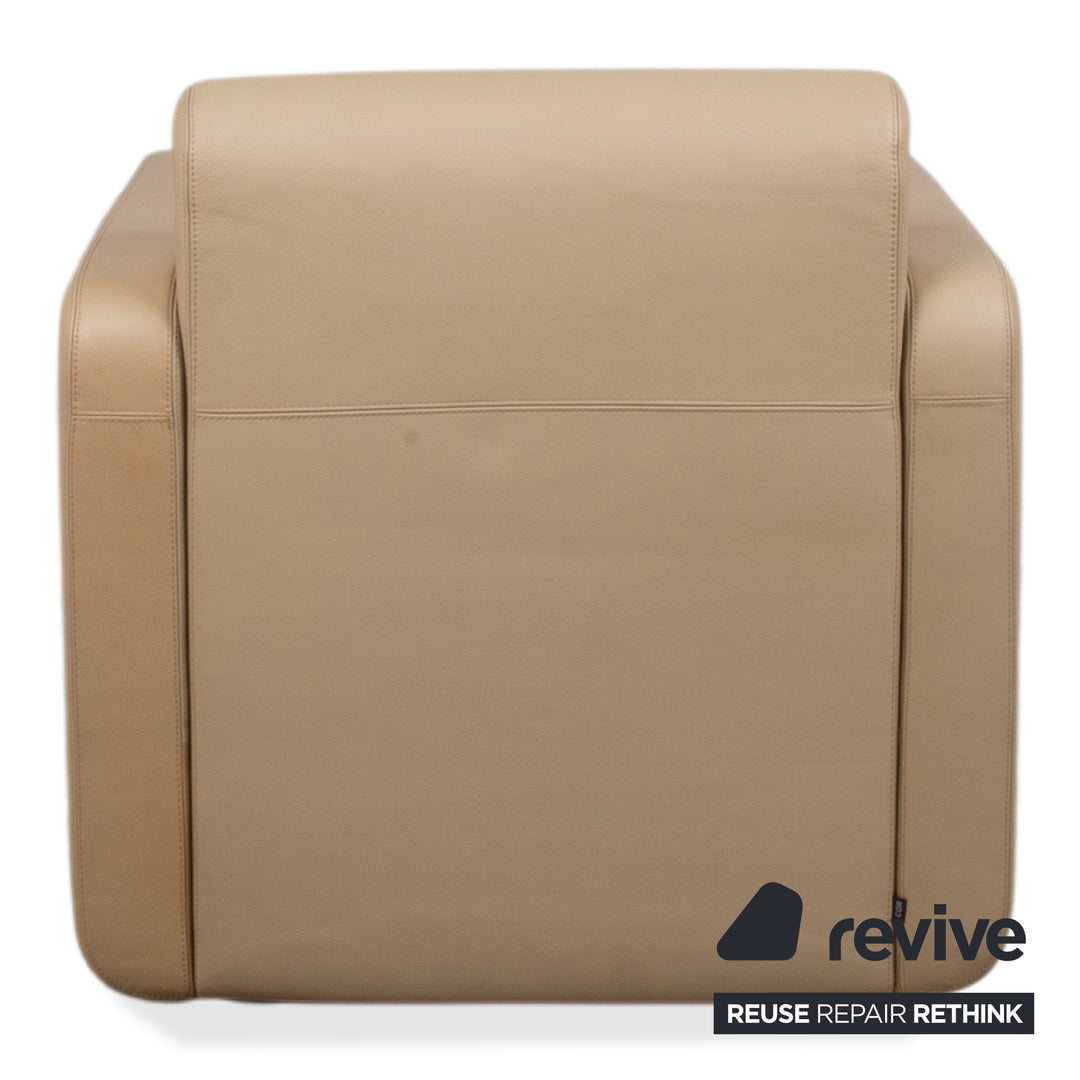 COR Quant Sessel Leder Beige Sand