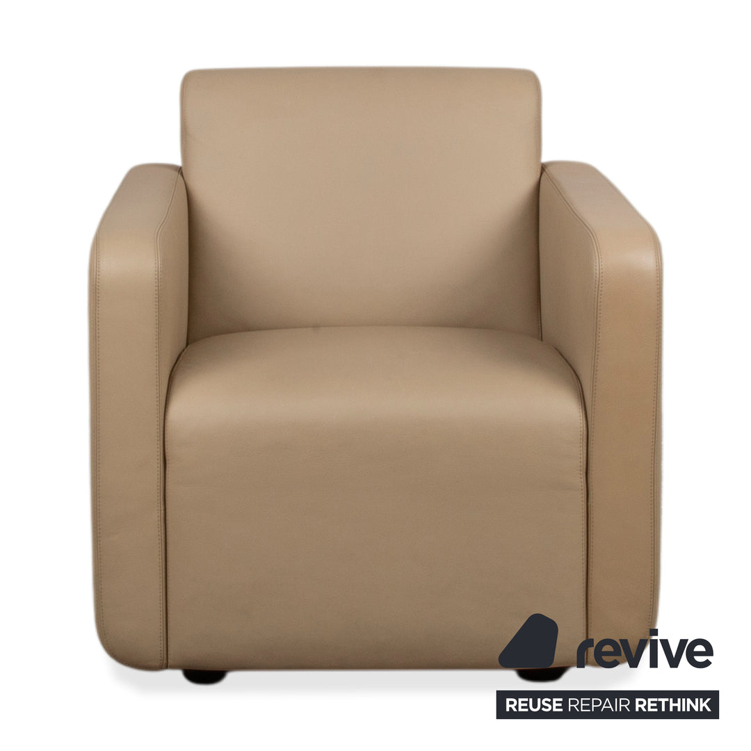 COR Quant Sessel Leder Beige Sand