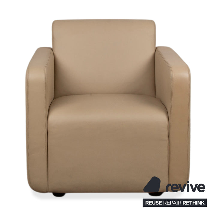 COR Quant Sessel Leder Beige Sand