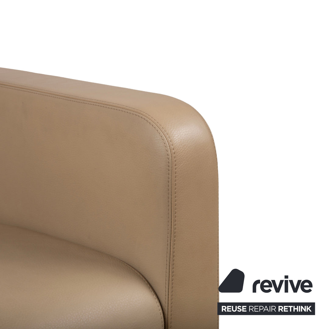 COR Quant Sessel Leder Beige Sand