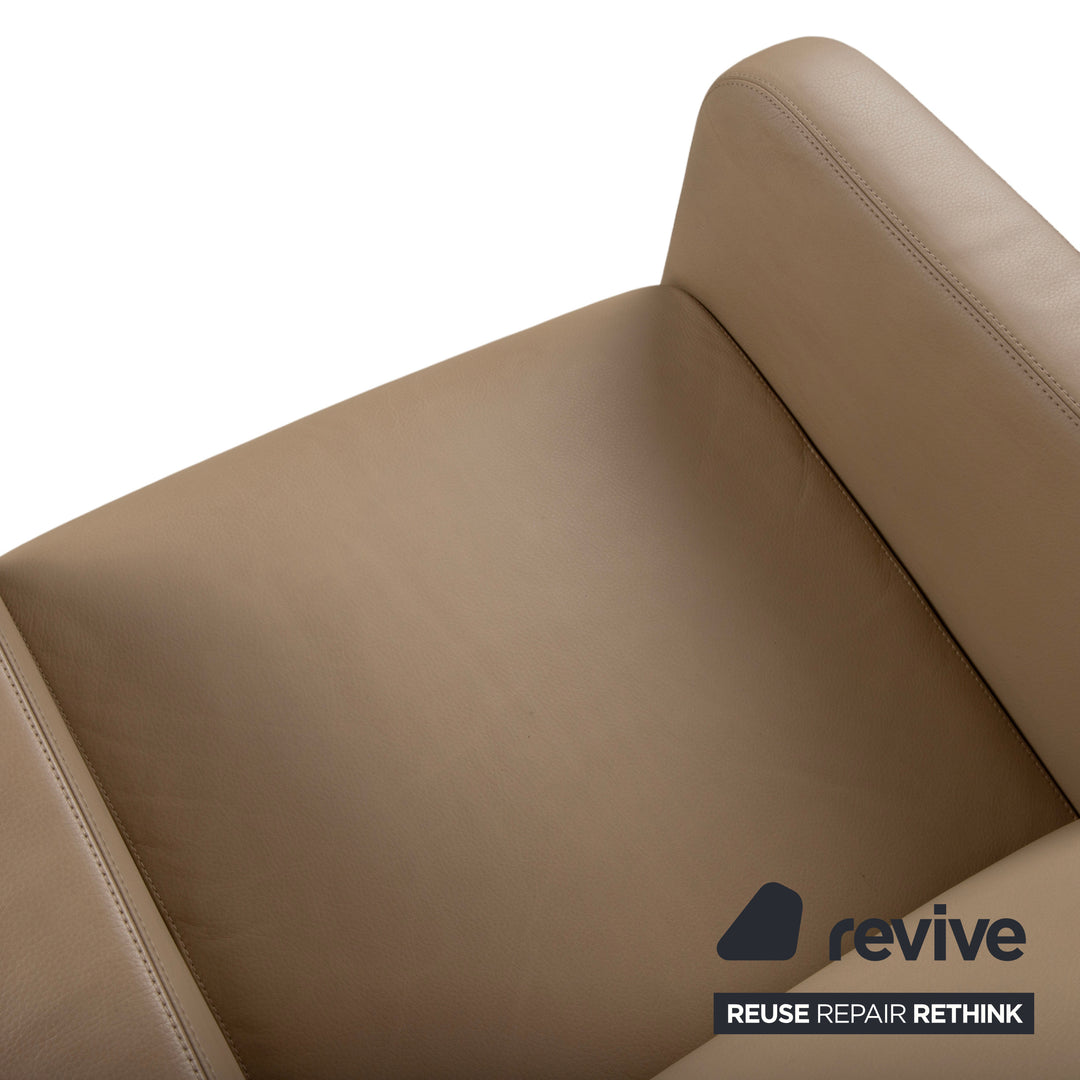 COR Quant Sessel Leder Beige Sand