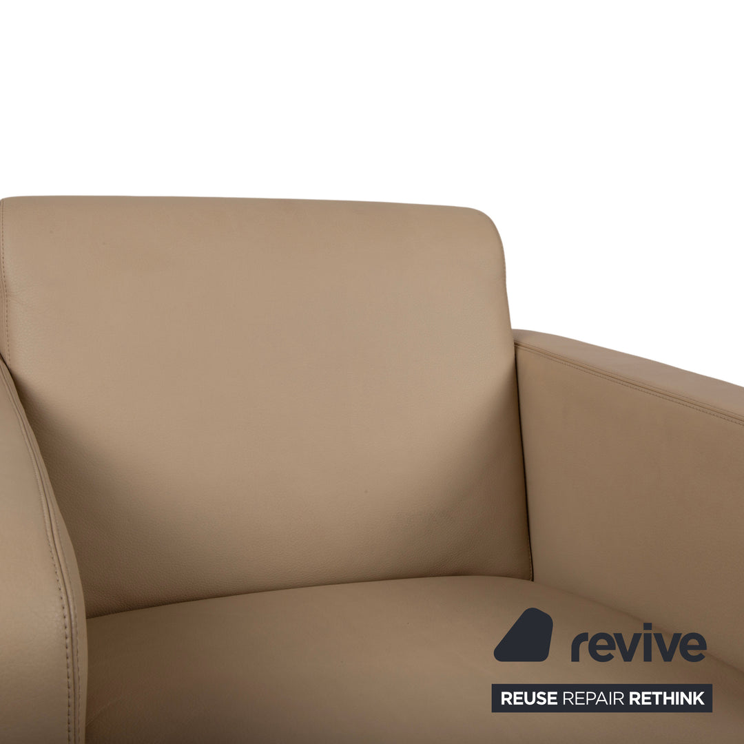 COR Quant Sessel Leder Beige Sand