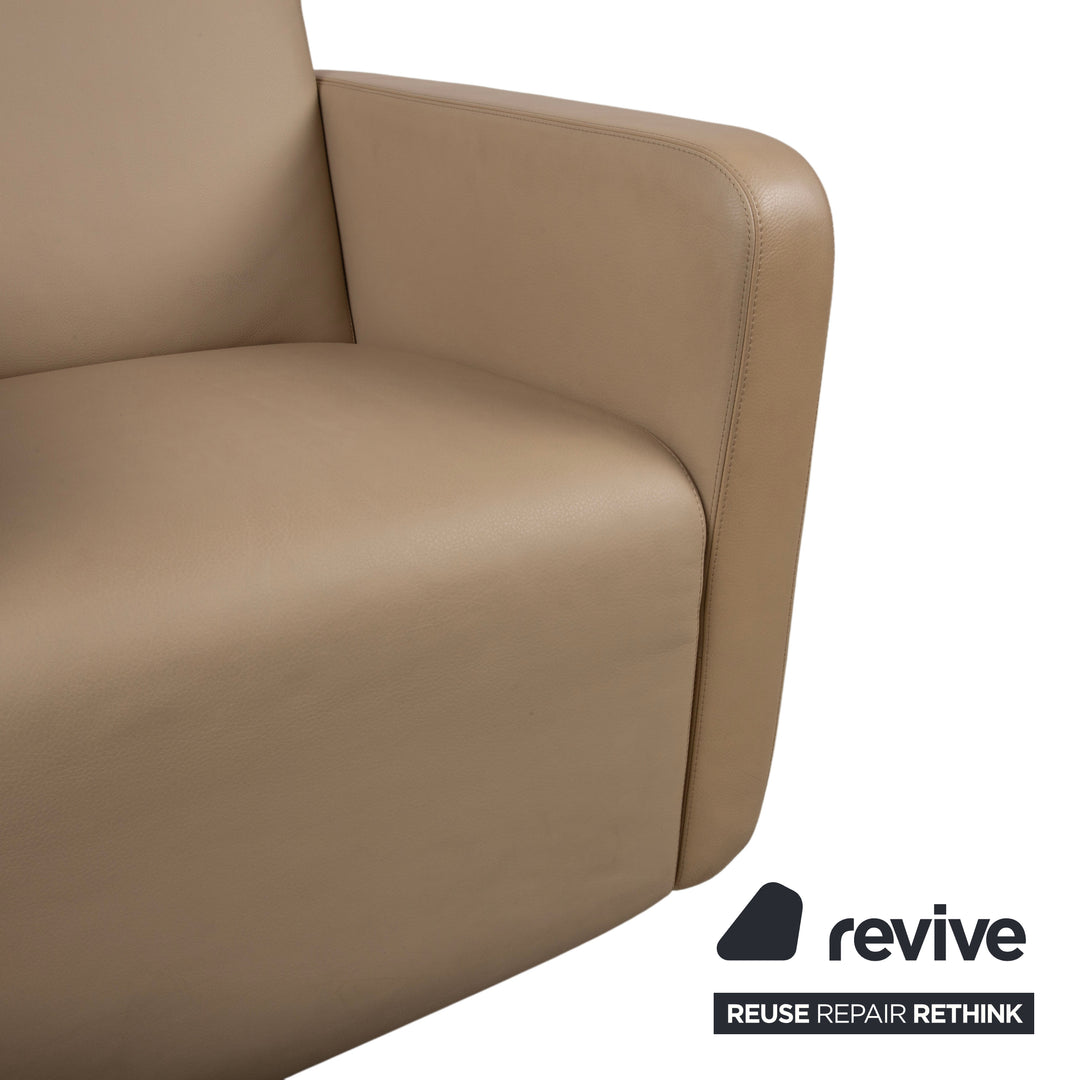 COR Quant Sessel Leder Beige Sand