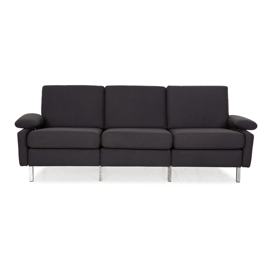 Cor Sedia Stoff Dreisitzer Grau Sofa Couch
