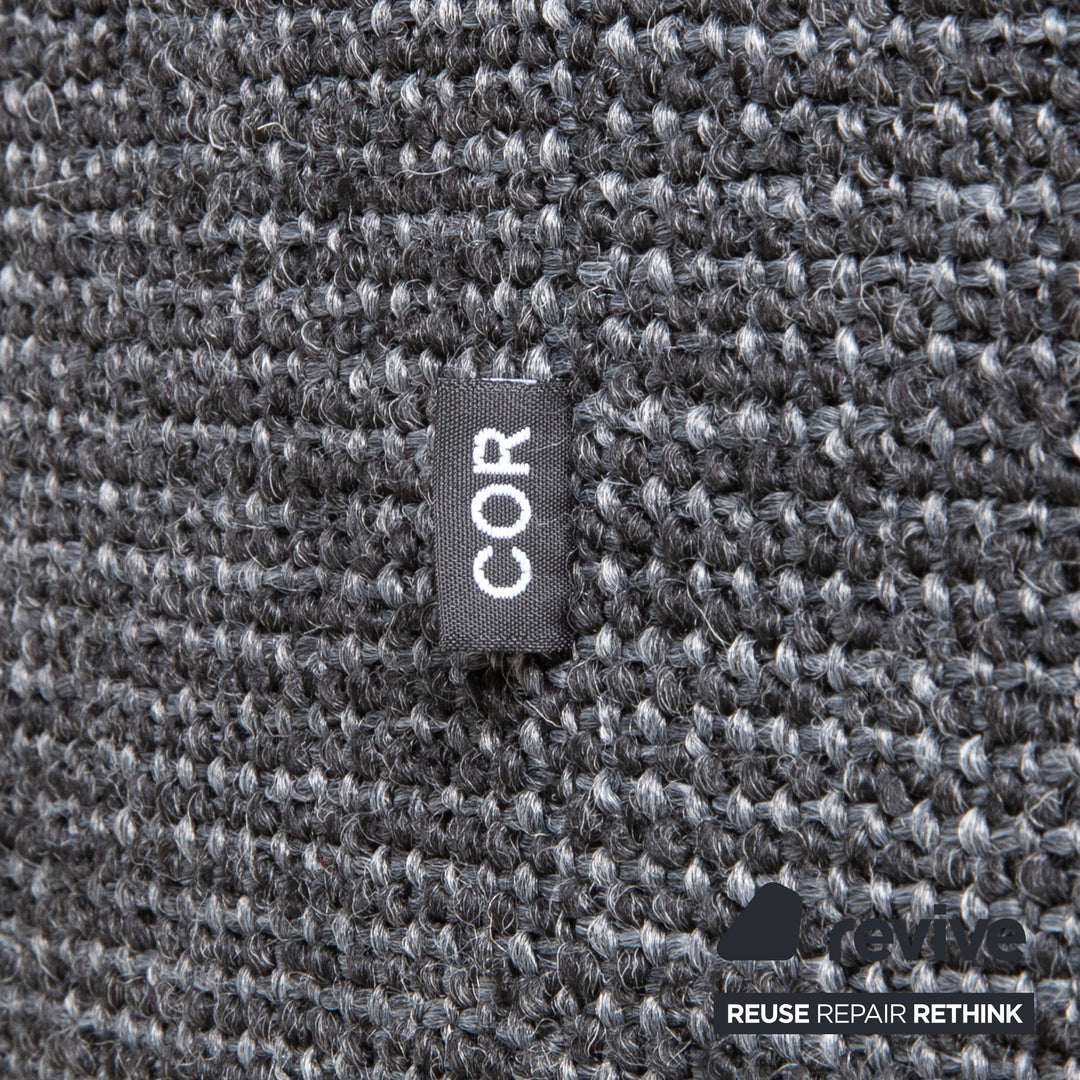 Cor Siwa Stoff Ecksofa Grau Sofa Couch