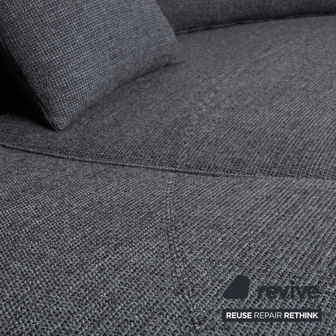 Cor Siwa Stoff Ecksofa Grau Sofa Couch