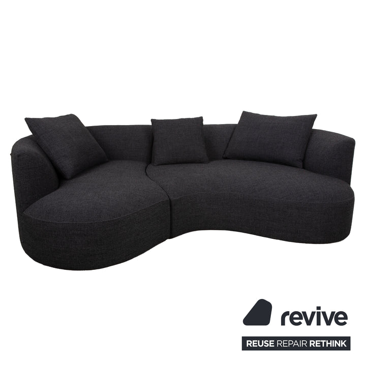 Cor Siwa Stoff Ecksofa Grau Sofa Couch